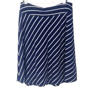 Talbots Petite Sailor Striped Skirt Size MP